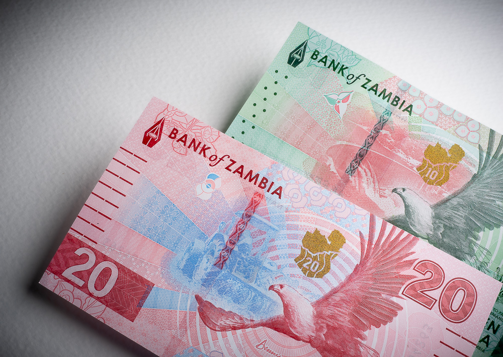 The new Zambian 10 and 20 Kwacha